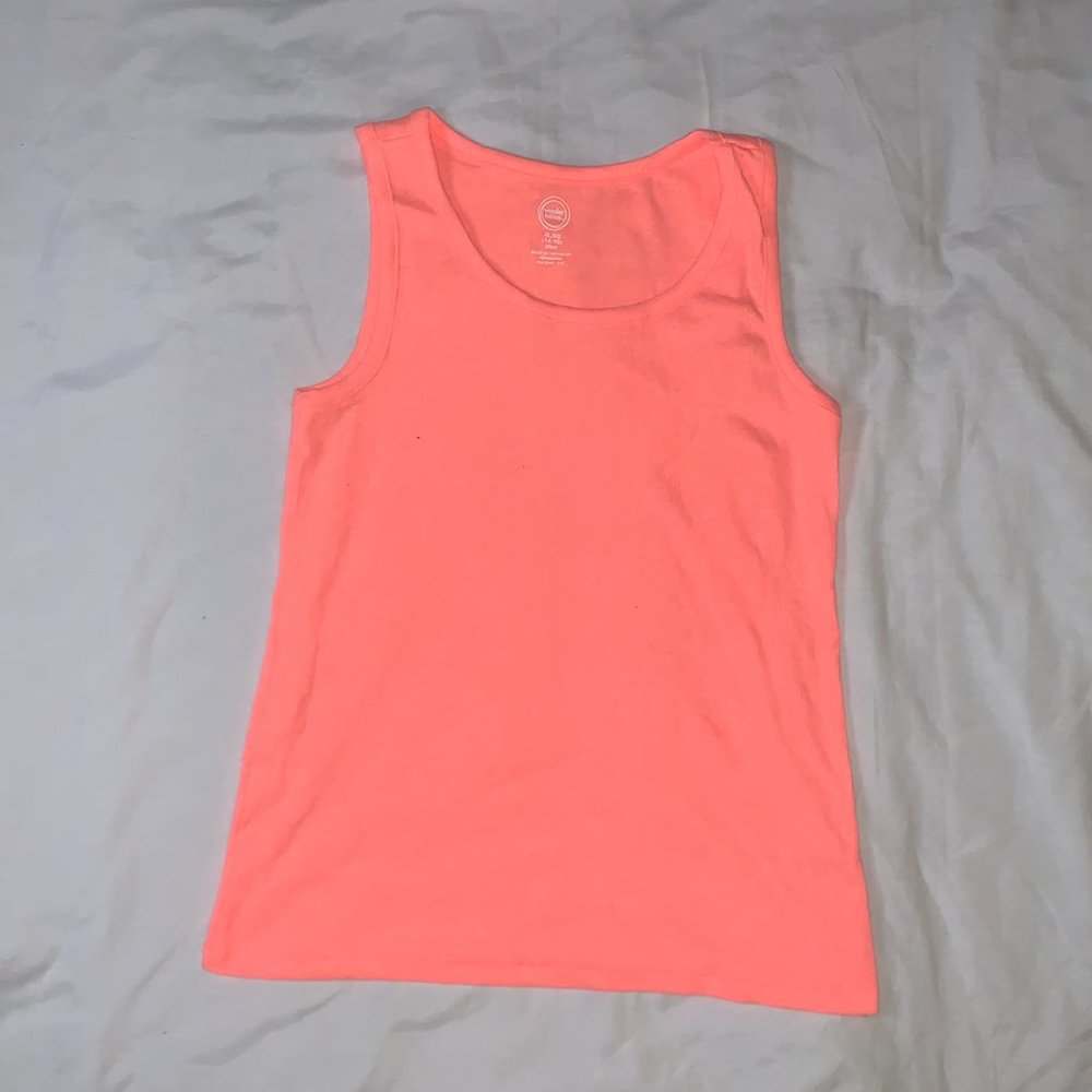 Neon Peach Women's Tank Top